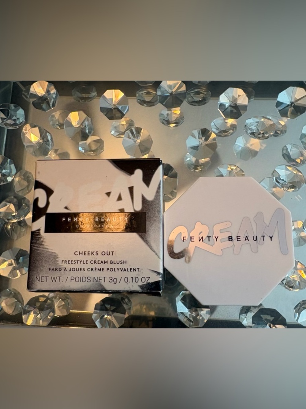 Fenty Beauty Cheeks Out Cream Blush - Fuego Flush